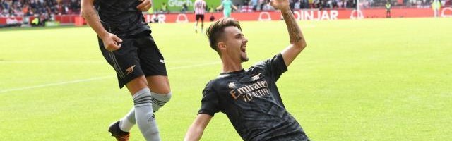 【英超】热苏斯头槌维埃拉长波，枪手3比0复仇小蜜蜂