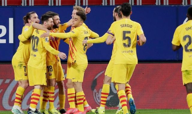 开云体育下载-【西甲】阿尔瓦爆射 莫里巴首球 巴萨2比0奥萨苏纳